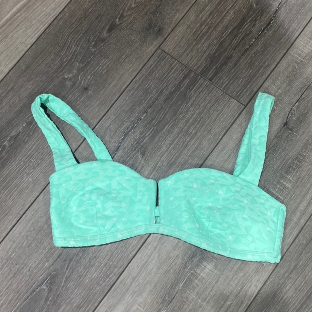 NWOT! Onia Mint Printed Bikini Top